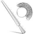 thumbnail image 1 of Instrumento de masurare a marimii inelelor, Metal, Argintiu, 1 of 4