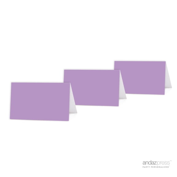 Koyal Wholesale Table Place Cards Lavender Table Tent Printable 20-Pack