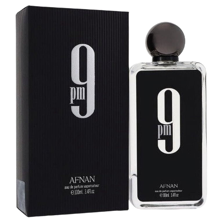 Afnan 9 Pm Men's Fragrance - Eau De Parfum, 3.4 Oz Cologne with