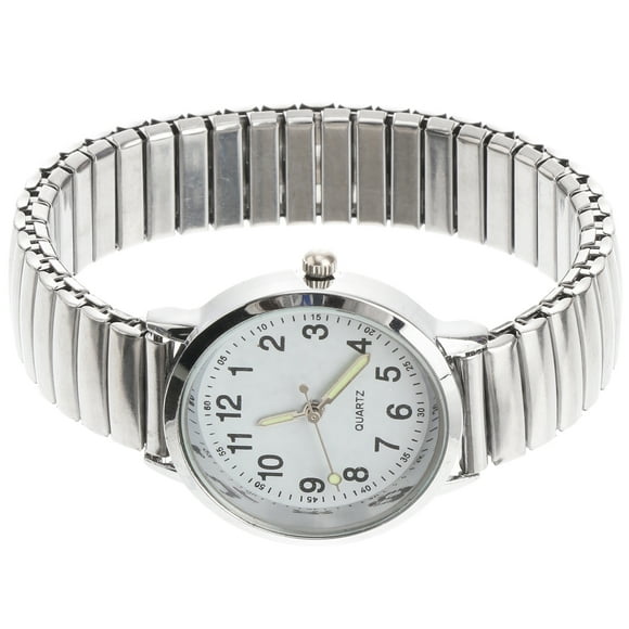 BRIGHTFUFU 1 pieza Relojes de cuarzo Relojes de pulsera elegantes Reloj con números grandes Relojes luminosos