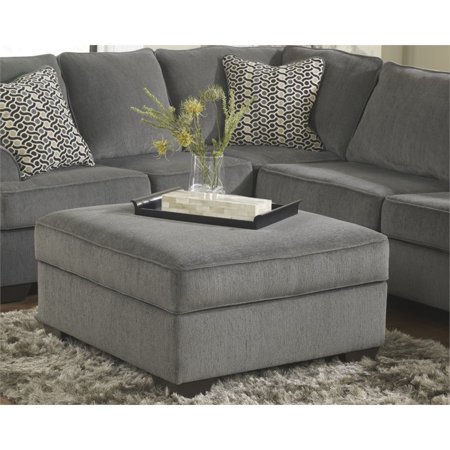 Ashley Loric Square Storage Ottoman In Smoke - Walmart.com Ashley Loric Square Storage Ottoman in Smoke - Ashley Loric Square Storage Ottoman In Smoke - Walmart.com