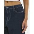 thumbnail image 4 of No Boundaries High Rise Baggy Wide Leg Jeans, 30" Inseam, Women’s and Women's Plus, 4 of 4