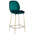 thumbnail image 1 of Best Master Tabouret de Comptoir en Velours Preston 24 Pouces Vert (Ensemble de 2), 1 of 2