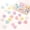 Glitter Star, variant on 50 Pcs Boxed Pink White Flower Push Pins, Decorative Cute Wall Thumb Tacks for Cork Board, Bulletin Board, Hanging Photo Poster, Office Supplies