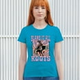 thumbnail image 4 of Blame it All On My Roots T-Shirt Vintage Country Fair Rodeo Cowgirl Women's Tee, 4 of 7