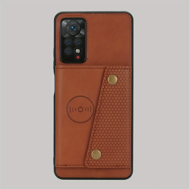 Leather Wallet Phone Case with Card Slot - Anti-Fall Protection for Xiaomi 11t, 11lite, 11ultra, 12t, Redmi K50 Gaming, K40s, K60, K20pro, Note9pro, Note11s, Note12ProSpeed, Note