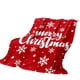 thumbnail image 4 of Manta de franela navideña con estampado de copos de nieve, suave y cálida manta de felpa, decoración del hogar, decoraciones de Año Nuevo, 4 of 4