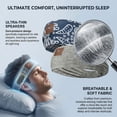 thumbnail image 4 of 2-Pack Sleeping Headphones Bluetooth 5.4 Headband Headband Headphones with Ultra-Thin Speakers, Headsets Headband for Side Sleepers Running Insomniac Travel Meditation, 4 of 6