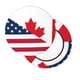 thumbnail image 2 of Balery USA Canada Flag Fundas de asiento para taburete de bar redondo de tela de terciopelo ajustables que protegen de arañazos y manchas para sillas de 14 a 17 pulgadas.-13 inch, 2 of 7