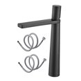 thumbnail image 3 of Grifo de baño con temperatura ajustable para lavabo de cocina o RV gris largo, 3 of 9