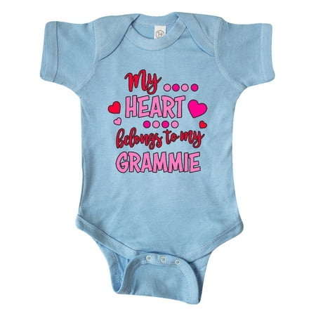 

Inktastic My Heart Belongs to my Grammie Gift Baby Boy or Baby Girl Bodysuit