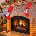 thumbnail image 4 of Moocorvic Christmas Stockings for Christmas Tree Hanging Ornaments for Family Christmas Holiday Decorations DIY Craft Gifts Bag, 4 of 7