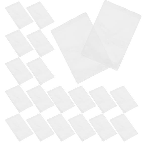 50 Pcs Plastic Case for Invaluable Cards Slipcards Stands Transparent Holder