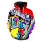 thumbnail image 1 of Sudadera con capucha y cremallera para hombre con grafiti de arte abstracto, primavera 2024, gran oferta, camisetas con estampado 3D, estilo Harajuku, chaquetas con capucha y manga larga, divertidas., 1 of 6