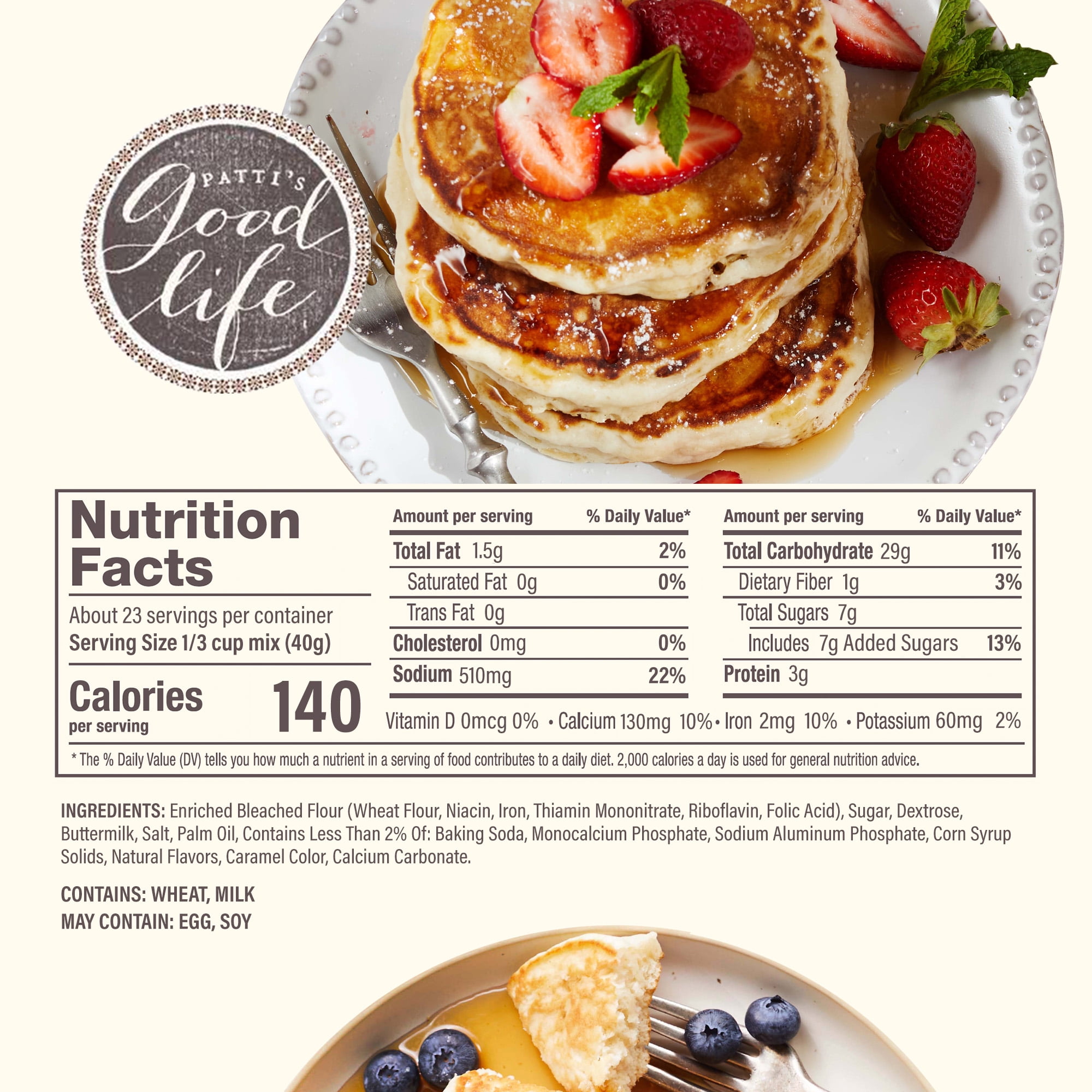 Patti LaBelle Complete Buttermilk Pancake and Waffle Mix - 32 oz - Powder Mix