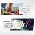 thumbnail image 3 of 12V Car Battery Tester Large Lcd Display Analyzer Vehicle Cranking Charging System Testing Tool Red, 3 of 5