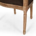 thumbnail image 3 of Noble House Huller French Wood Dining Chair, Set of 6, Brown, Natural, 3 of 8