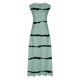thumbnail image 4 of LOVZFMLL Robes Mode Femme Couleur Unie Confortable Ample Sans Manches Hauts Décontractés Robe, 4 of 4