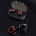thumbnail image 5 of Noise Cancelling Wireless Earbuds,6 Mics ENC Clear Call, IPX8 Waterproof, in Ear Bluetooth 5.3 Headphones Stereo Bass Ear Buds 59H Playtime with LED Display 32 EQs via APP, 5 of 9