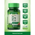 thumbnail image 3 of Chewable Vitamin D3 2,000 IU | 100 Tablets | Berry Flavor | Non-GMO, Gluten Free | by Nature's Truth, 3 of 7