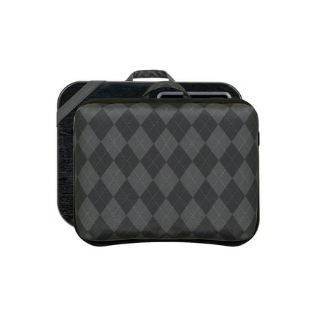 LapGear - Designer Lap Desk for 15.6" Laptop - Gray Argyle
