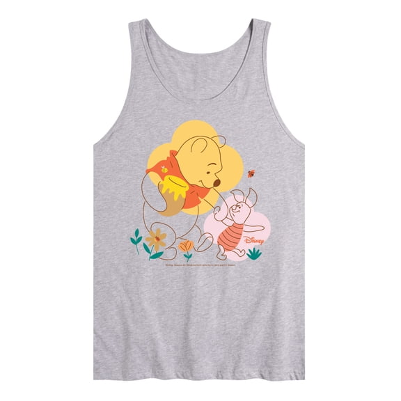 Winnie the Pooh - Piglet and Pooh Go On a Journey - Men's Jersey Tank Top