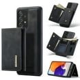 thumbnail image 1 of Back Wallet Case for Samsung Galaxy A73 5G, Detachable Card Slots Holder Kickstand Magnetic Closure Cover with Premium PU Leather Soft Silicone Shockproof Drop Resistant Protective Case,Black, 1 of 10