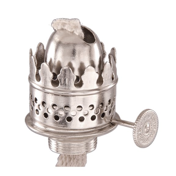B&P Lamp® Nickel Plated, Solid Brass Nutmeg Burner