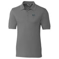 thumbnail image 2 of Men's Cutter & Buck Gray Gwinnett Stripers Big & Tall DryTec Advantage Tri-Blend Pique Polo, 2 of 3