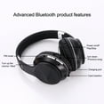 thumbnail image 5 of lulshou School Supplies Bluetooth Headphones Over Ear,Hi-Fi Stereo Wireless Headphones Deep Bass Foldable Wired/Wireless/TF for Cell Phone/PC Bluetooth 5.0 Wireless Headset with Mic, 5 of 6