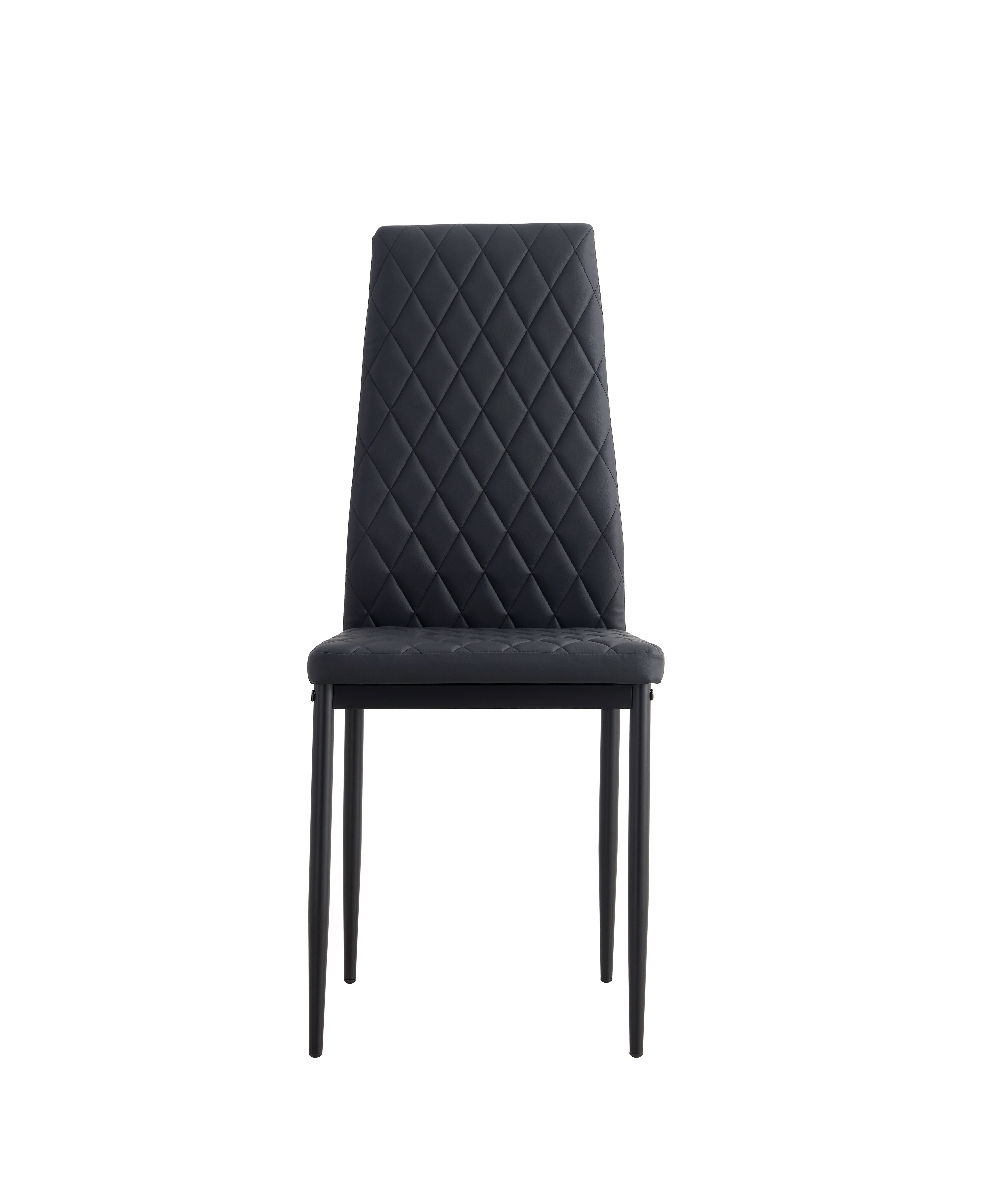 Kadyn Dining Chairs Set of 4, PU Dining Chairs for 4, Kitchen Dining Chairs for Living Room, Black Kadyn Dining Chairs Set of 4, PU Dining Chairs for 4, Kitchen Dining Chairs for Living Room, Black