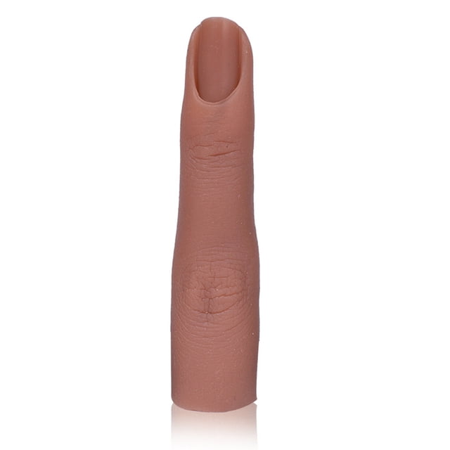 Soidarity Nail Art Practice Hand Bendable Uña falsa para principiantes Impresión de entrenamiento Maquillaje Salón Soporte de exhibición de joyería Juegos de manicura Tipo 5 Soidarity CE001601-05