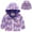 Purple, variant on TAIAOJING Coat For Toddler Baby Boys Girls Casual Jackets Printing Cartoon Hooded Outerwear Zipper Long Sleeve Windproof Hoodies Coat 18-24 Months