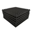 thumbnail image 2 of 10pcs Soundproof Foam Studio Acoustic Foam Sound Absorption Treatment Panel Grey, 2 of 5