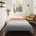 thumbnail image 4 of Burnt Orange Gray Ombre Tapestry for Bedroom Wall Hanging Tapestry, Modern Gradient Abstract Art Ceiling Backdrop Tapestries Poster Blanket Wall Decor for Teens Room Living Room Dorm 51" x 59", 4 of 8