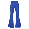 thumbnail image 4 of Women High Waisted Yoga Pants Flare Wide Leg Tummy Control Workout Yoga Trousers Athletic Running Gym Bootcut Slacks, 4 of 6