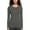 Gray, variant on ECZHAW Womens Ribbed Long Sleeve Crewneck Casual Slim Basic Shirts Fitted Knit Tops