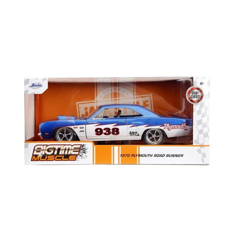 1970 Plymouth Road Runner #938 Candy Blue and White 