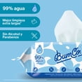 thumbnail image 2 of Bum Co. | Toallitas húmedas para bebé, caja con 1,200 pz (12 paquetes de 100 toallitas c/u) | 99% agua, Hipoalergénicas, Sin fragancia, Más largas, 2 of 8