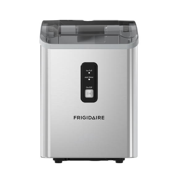 Frigidaire 33 lbs Capacity Nugget Ice Maker, Stainless Steel EFIC144