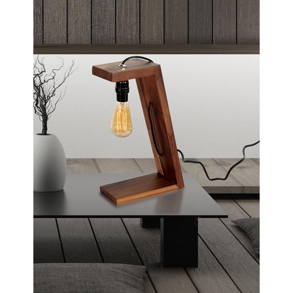 Lámpara de mesa Dani Clásicos SYP Madera de Parota