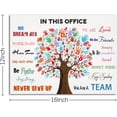 thumbnail image 2 of Positive Wall Art for Office Affirmations Quotes Wall Décor Abstract Tree Pictures Framed Canvas Artwork for Home Office Bedroom Bookroom Decoration Aesthetic Room Inspirational Gifts 12"x16", 2 of 6