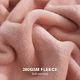 thumbnail image 2 of Blanket Dusty Pink Throws For Sofas Large Fluffy Warm Soft Blanket For Bed, 2 of 8