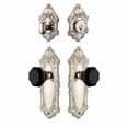 thumbnail image 4 of Grandeur Grande Victorian Plate Single Cylinder Knob Combo Pack with Lyon Knob and matching Deadbolt, 4 of 6