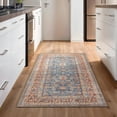 thumbnail image 4 of GLN Rugs Jerusalem - Indoor, Machine Washable Area Rug 2'6"x7' Turkish Terra Home Carpet, All Ages, 4 of 10