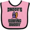 thumbnail image 3 of Inktastic Daddy Surfing Buddy Kids Surfer Boys or Girls Baby Bib, 3 of 4