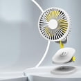 thumbnail image 1 of Mini ventilador portátil Soledad de Refrigeración Recargable 3 Velocidades 4000mAh blanco, 1 of 9