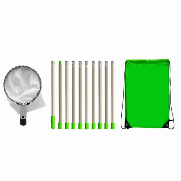 Fruit Picker with Telescopic Pole Metal Fruit Picker Orchard Gardening Peach Picking Tool Fruit Catcher Collection