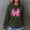 Pink, variant on Abomasnow Womens Waffle Knit Sweatshirt Breast Cancer Awareness Hoodies, Drawstring Graphic Print Hoodies Casual Loose Fit Fall Winter Pullover Hoodie Sweatshirts