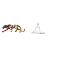 thumbnail image 1 of esculturas,estatua de figura decorativa andante,Escultura animal artesanal regalo arte moderno fiesta en casa,Figura de escritorio,Escultura abstracta de pensador para la oficina o el hogar, 1 of 8